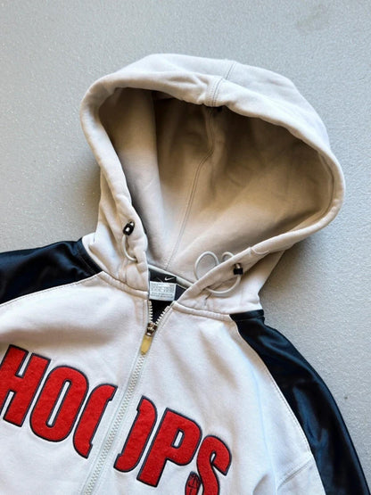 Nike Hoops 90s Basketball Zip Hoodie Baggy Fit