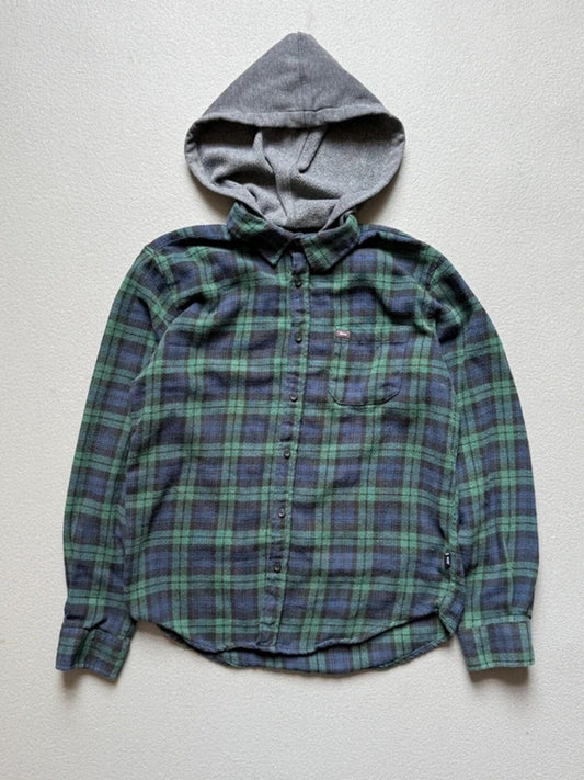 Aeropostale Y2K Flannel Shirt Hoodie Medium