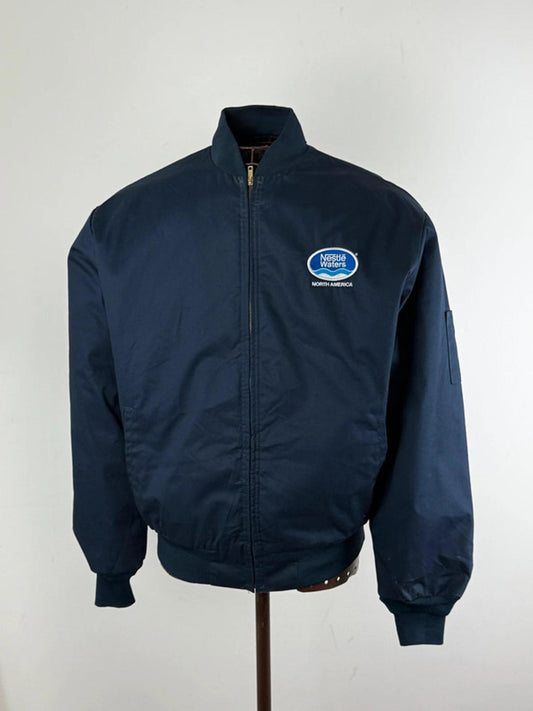 Nestle Vintage Padded Work Bomber Jacket XL