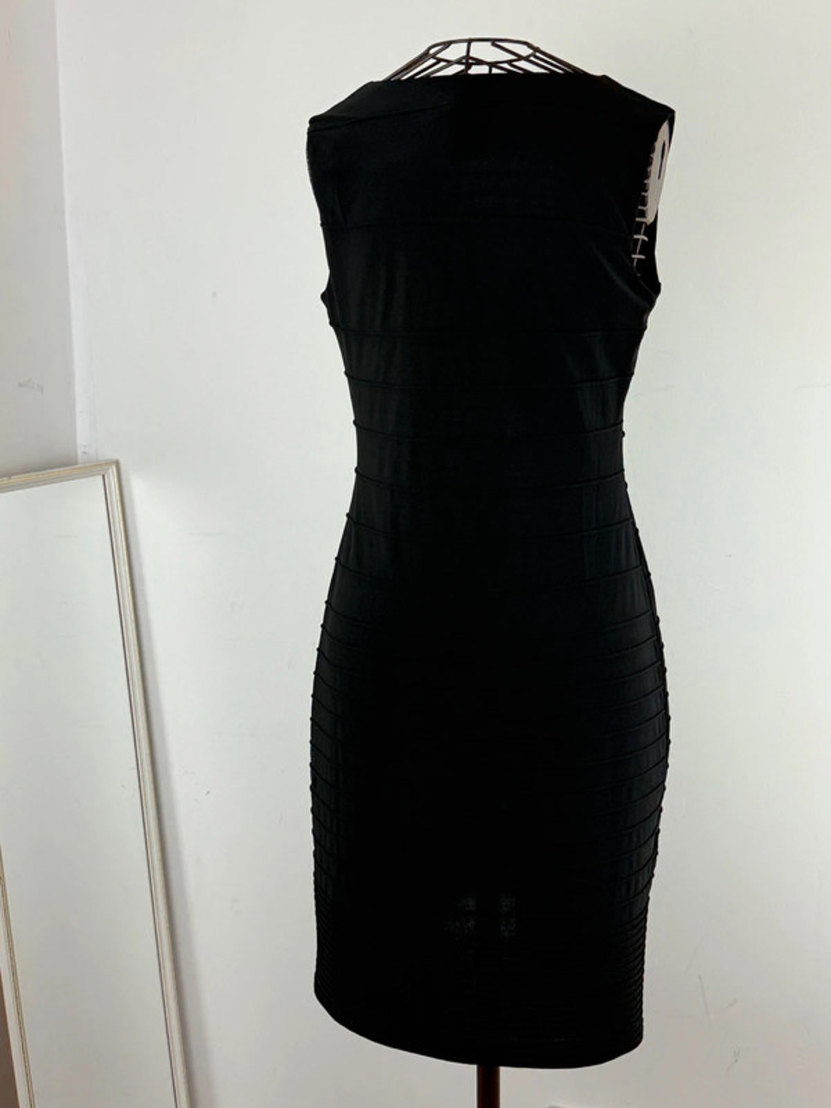 Tiana B Black Fitted Vintage Dress Small 8