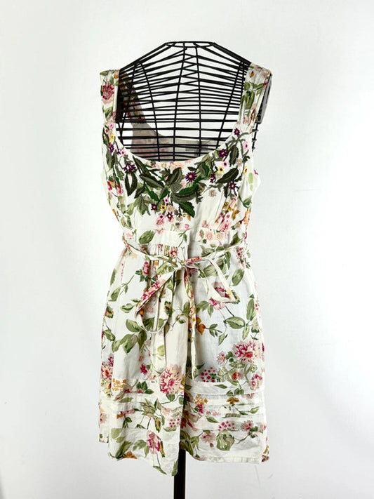 Rocha John Rocha Floral Embroidered Y2K Dress Size 14