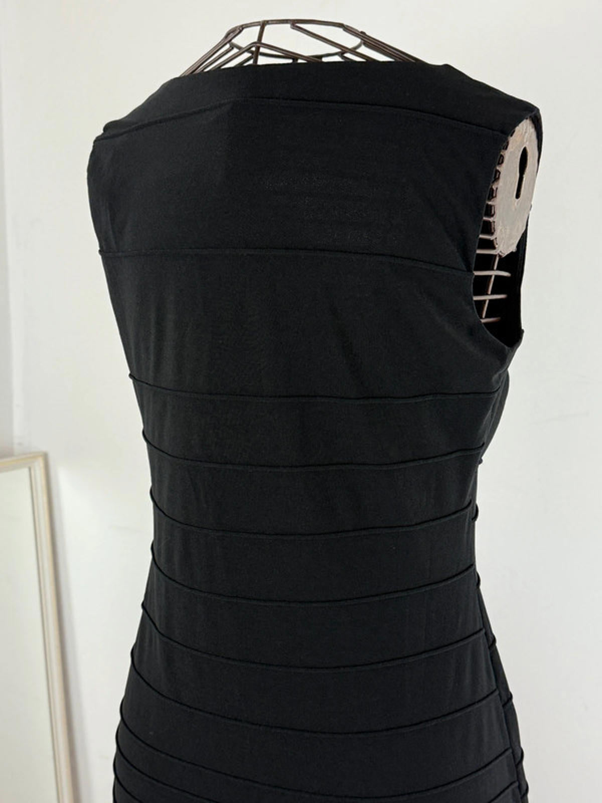 Tiana B Black Fitted Vintage Dress Small 8