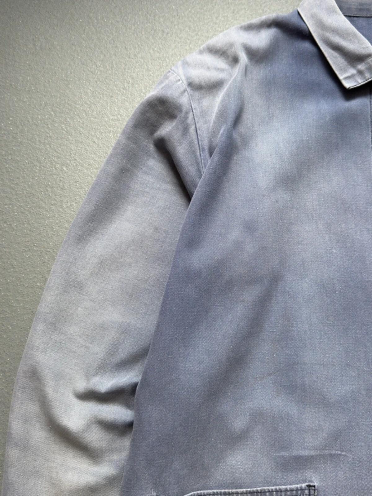 Vintage 70s Sun Faded French Work Jacket XL