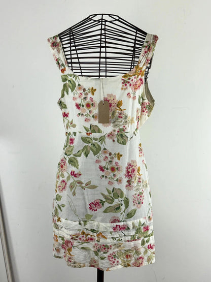 Rocha John Rocha Floral Embroidered Y2K Dress Size 14