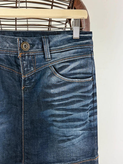 Denim Mini Skirt Y2K Size 8