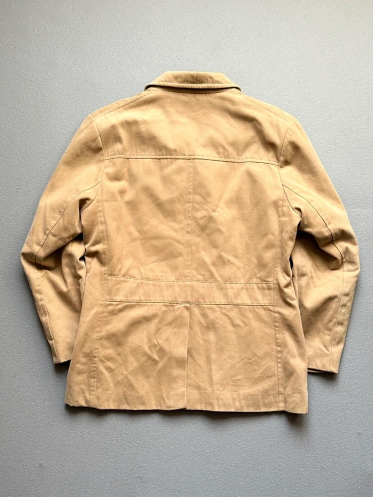 70s Vintage Outrage London Utility Safari Work Jacket Large
