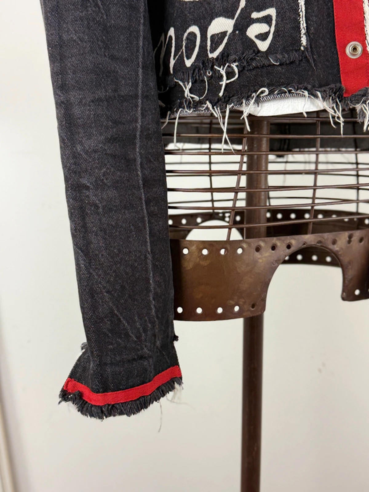 Y2K Art Cropped Jacket Size 10