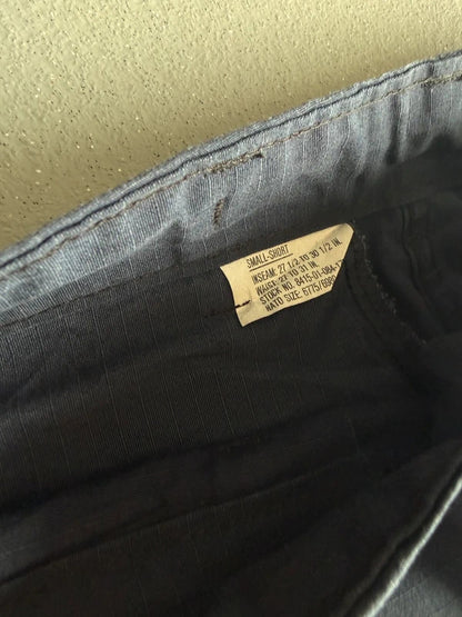 Ripstop Combat Cargo Trousers – Navy – Military Style – W28 L28