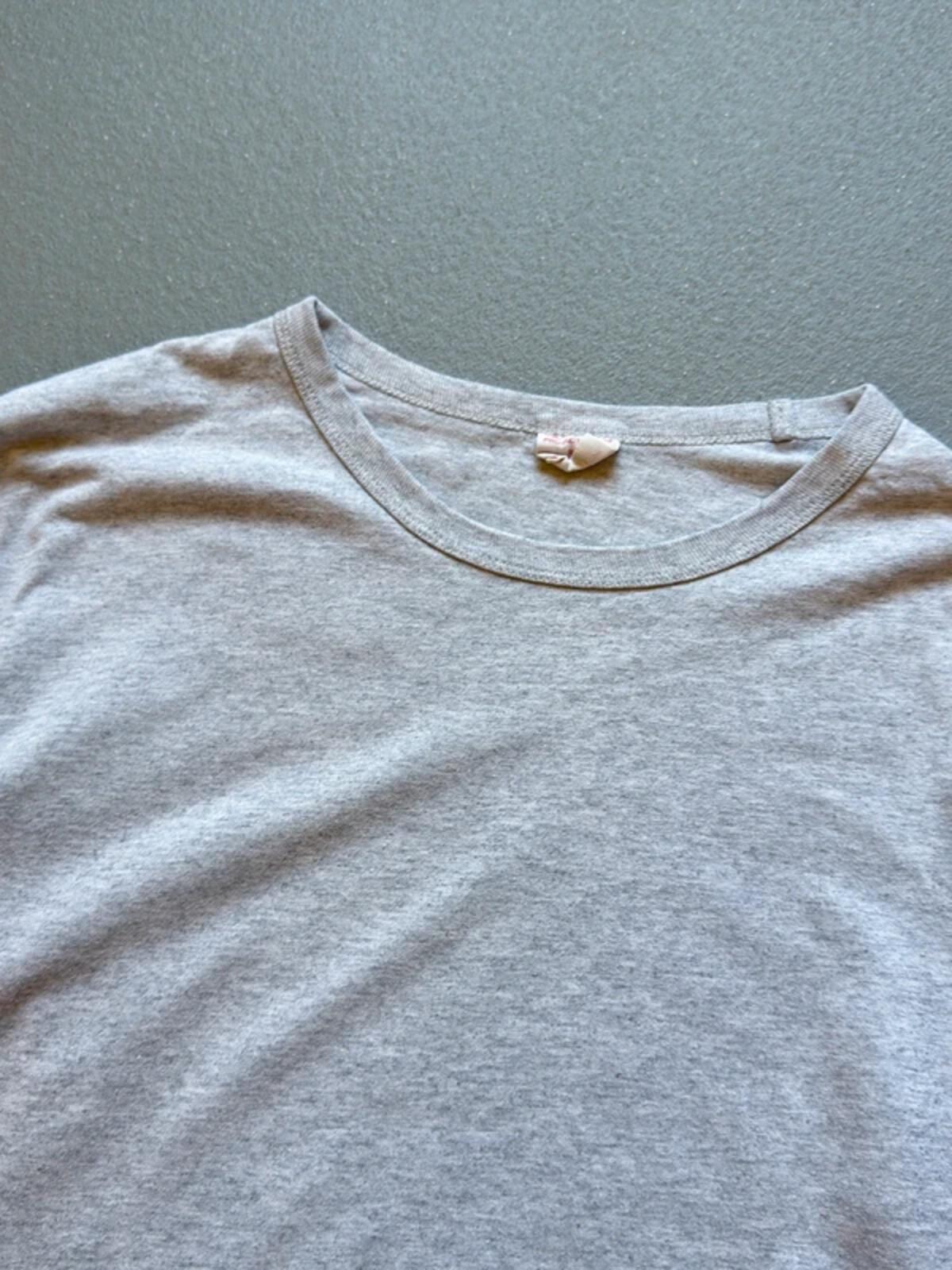 Champion Long Sleeve Basic Blank Grey T Shirt 2XL