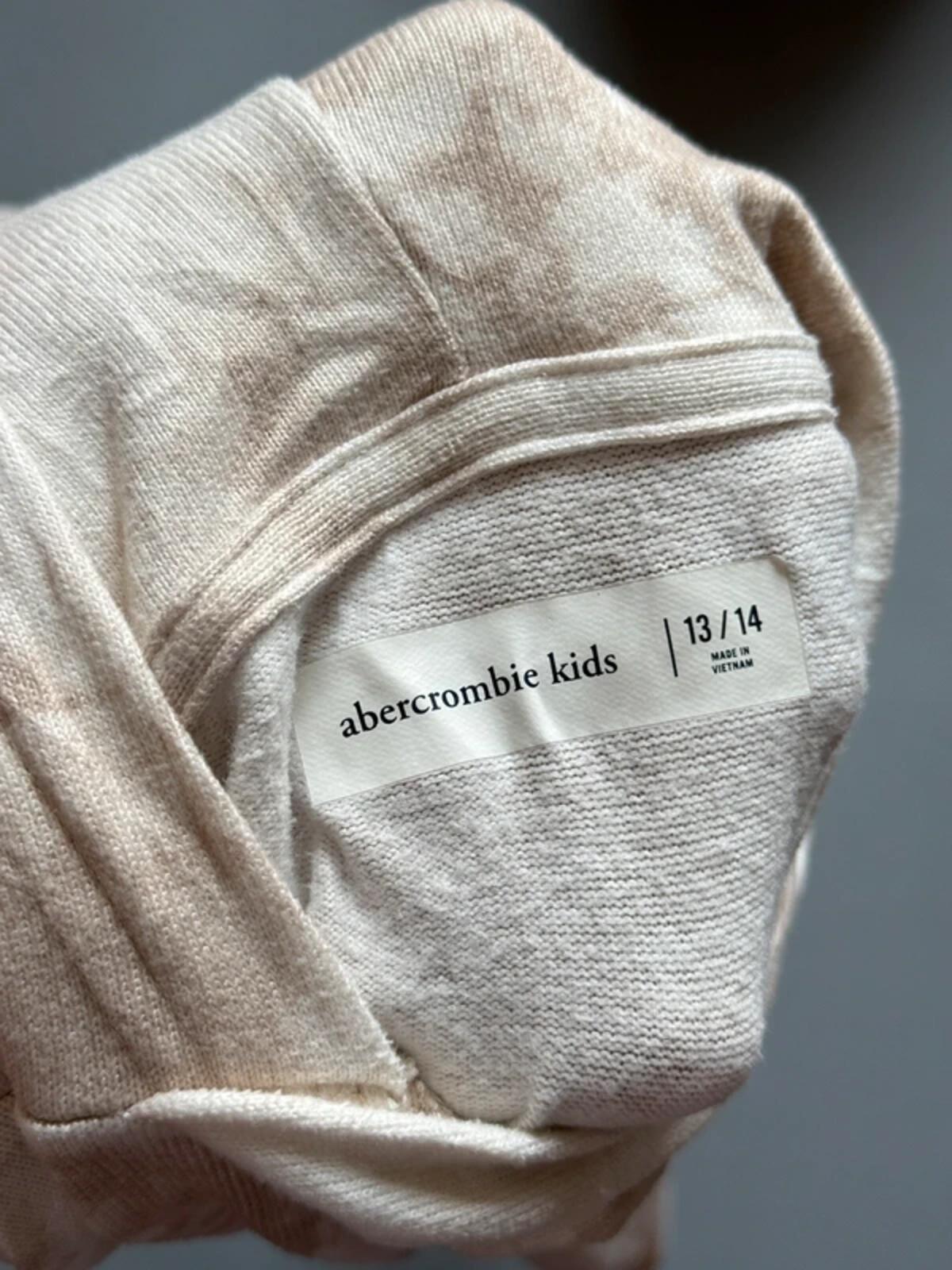 Abercrombie Pullover Hoodie Beige 14 Years