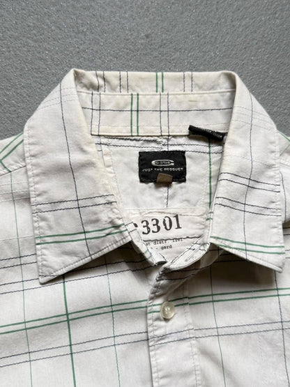 G Star Raw Y2K Short Sleeve Check Shirt Large