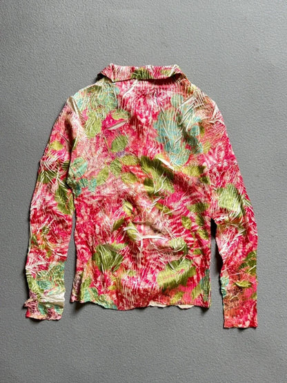 Komarov Top Blouse Shirt Small Y2K