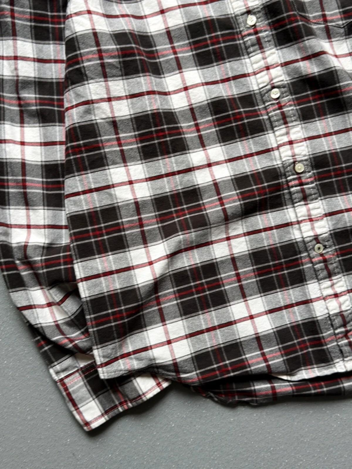 American Eagle Check Oxford Shirt XXL Ivy League