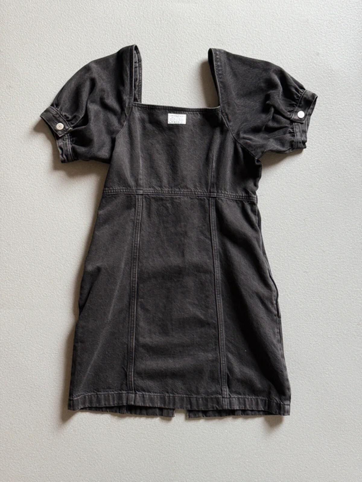Levi’s Rhode Denim Mini Dress Small Black
