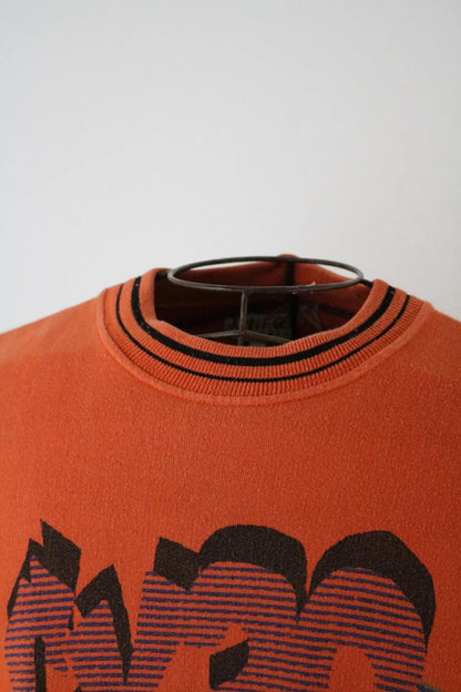 Y2K Graffiti Art Sweatshirt Medium 90s Rave Streetwear