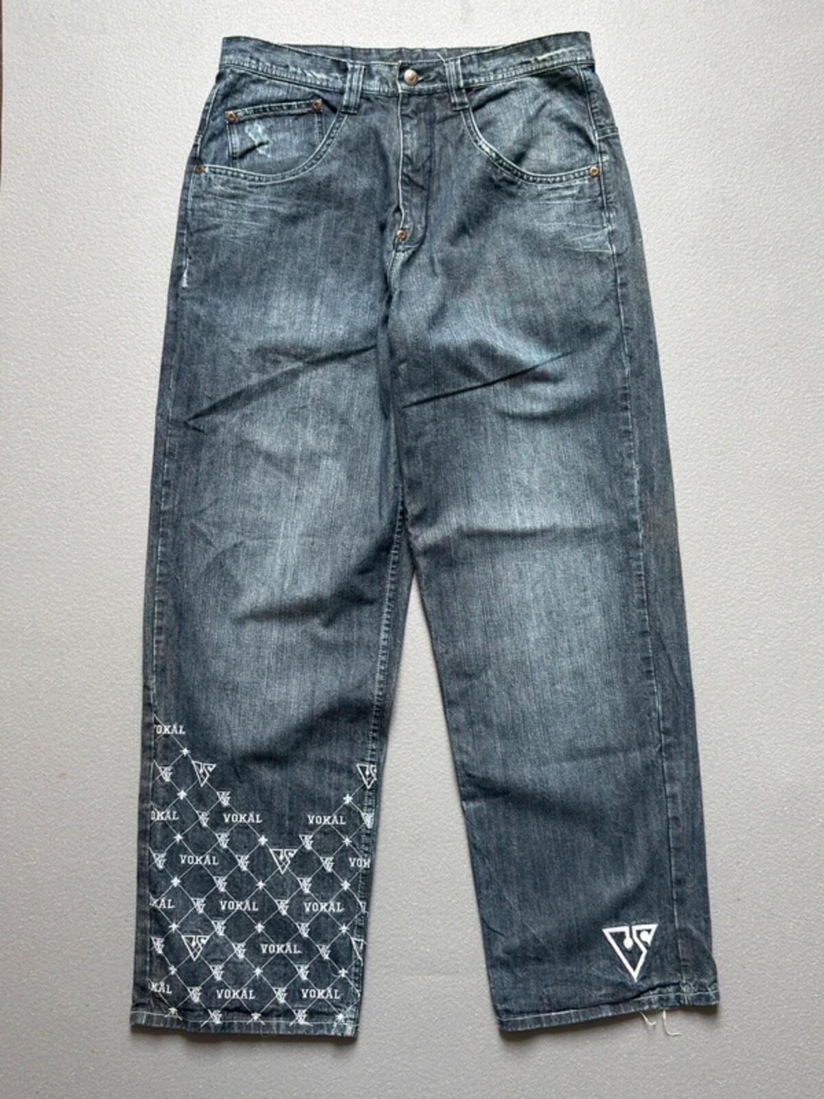 Vokal Baggy Hip Hop Jeans 34” Y2K