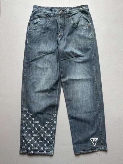 Vokal Baggy Hip Hop Jeans 34” Y2K