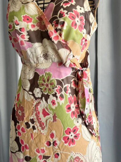 Y2K Asymmetrical Japanese Style Sleeveless Dress Size 8/10