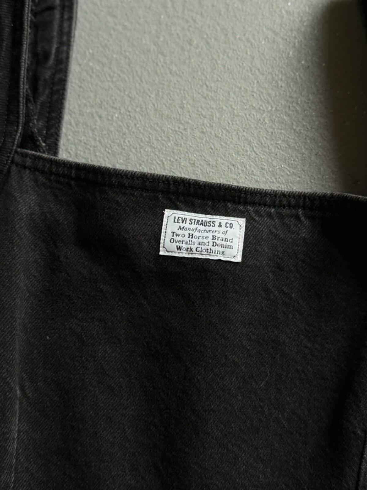 Levi’s Rhode Denim Mini Dress Small Black