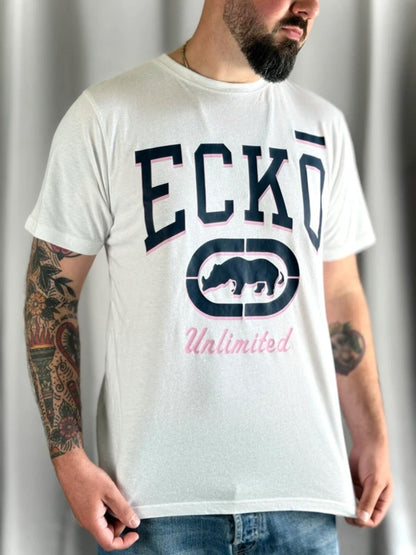 Ecko Unltd Y2K White T Shirt Medium